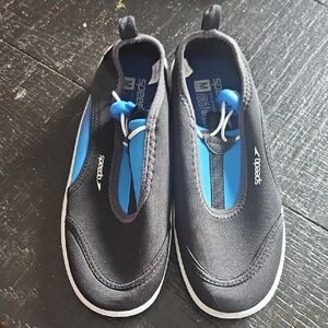 Speedo Kids Aqua Shoes - Black and Blue